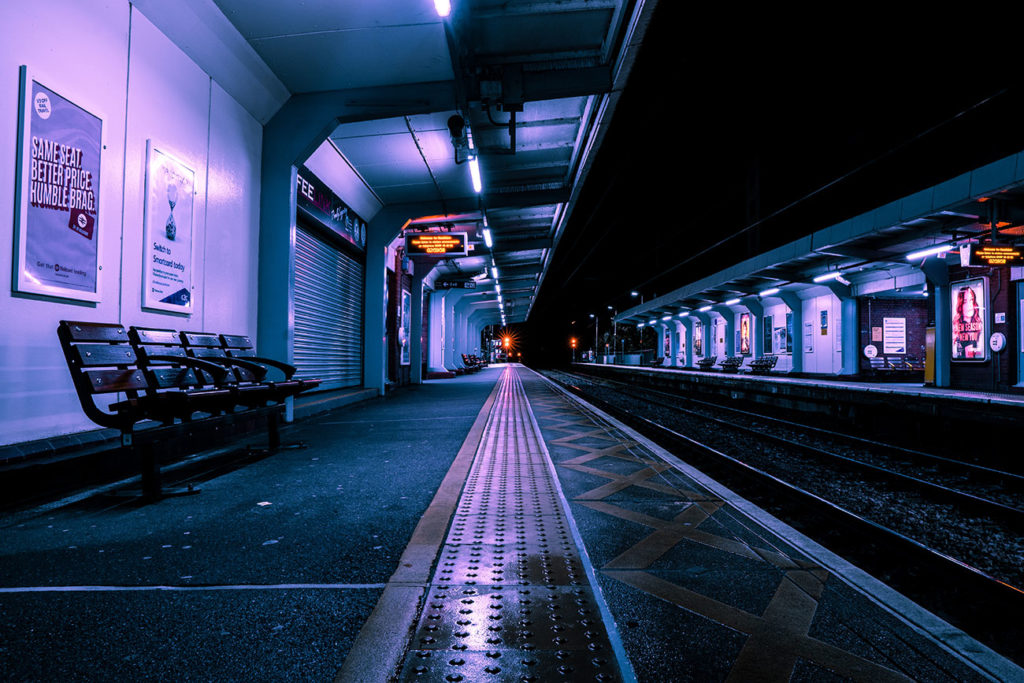 Basildon Train Station | Basildon Photos - Night Photography